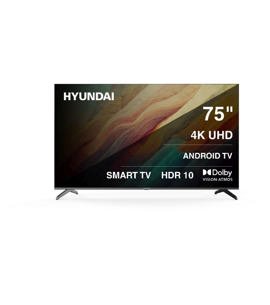 Телевизор Hyundai 75' H-LED75BU7009 черный LED UHD 60Hz Smart TV