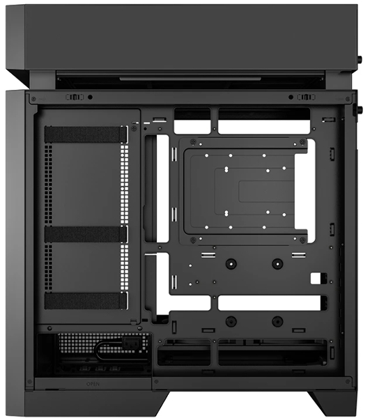 Корпус DeepCool CL660, Midi-Tower, чёрный, 2 x 120 мм