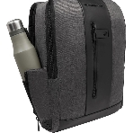 Рюкзак мужской Piquadro Brief2 CA4818BR2/GRN серый/черный нейлон/натур.кожа, фото3