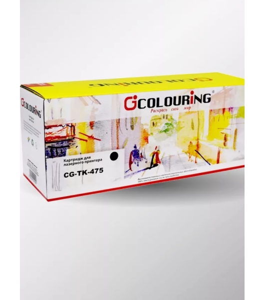 Картридж лазерный Colouring CG-TK-475 черный (15000 стр.) + бункер отработанного тонера для Kyocera FS-6025/6030/6525