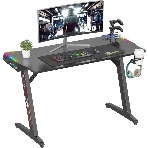 Стол игровой Cactus CS-GTZ-BK-RGb столешница ДСП, черный каркас черный, фото4