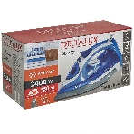 Утюг Delta LUX DL-712 белый с синим, 2400 Вт, 30 г/мин, 150 г/мин, 350 мл, фото2