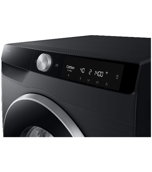 Стиральная машина Samsung WW90DG6U34LBLP черный, загрузка фронтальная 9 кг, 1400 об/мин., класс: A