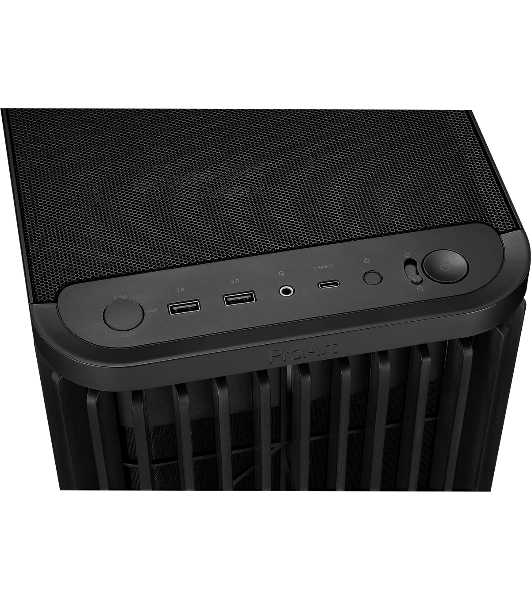 Компьютерный корпус ASUS PROART PA401 WOOD MESH PWM черный
