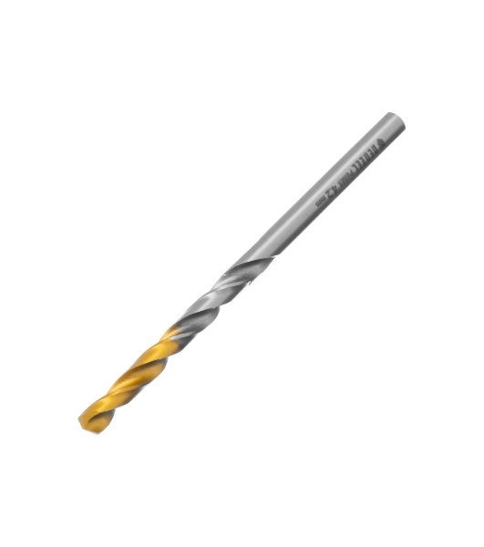 Сверло спиральное по металлу Denzel 4,2 x 75мм, Р6М5, Golden Tip