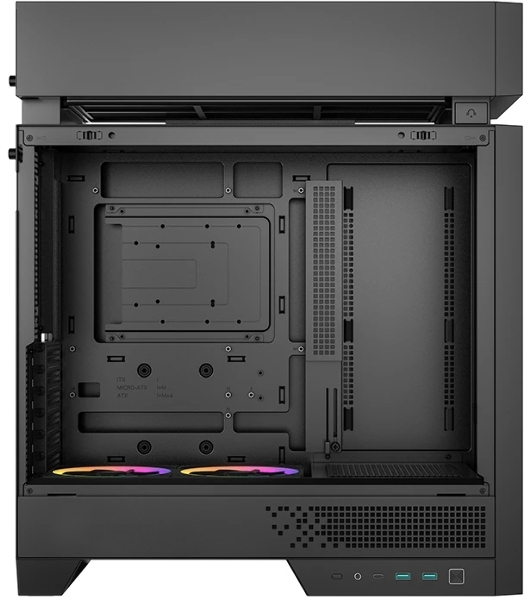 Корпус DeepCool CL660, Midi-Tower, чёрный, 2 x 120 мм