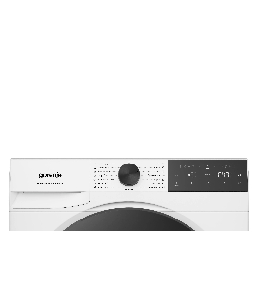 Сушильная машина Gorenje DG48D, отдельностоящая, ВхШхГ 850х600х625 мм, загрузка 8 кг, 15 программ, конденсационная сушка с тепловым насосом, поворотное/сенсорное управление, цифровой дисплей, Wi-Fi, датчик влажности белья, функция TwinAir, половинная загрузка, защита от сминания, отсрочка старта, функция 'Освежить', энергоэффективность D, цвет белый