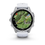 Умные часы Garmin Fenix 8, 1.3' AMOLED, 4G, Wi-Fi, Bluetooth, NFC, WR100, серебристый / белый, фото6