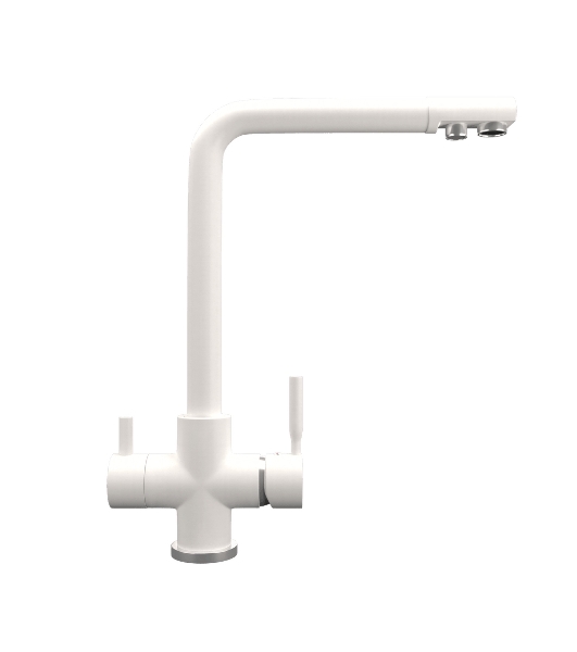 Кухонный смеситель Maunfeld MFQT-16W кремовый