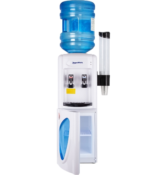 Кулер для воды Aqua Work 0.7LR, верхняя загрузка, нагрев 95 °С, охлаждение 10 °С, белый