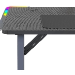 Стол игровой Cactus CS-GTZ-BK-RGb столешница ДСП, черный каркас черный, фото5