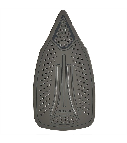 Утюг Delta LUX DL-712 белый с синим, 2400 Вт, 30 г/мин, 150 г/мин, 350 мл