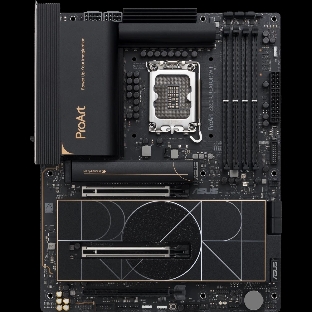 Материнская плата ASUS ProArt Z890-CREATOR WIFI, LGA 1851, Intel Z890, 4xDDR5, 4xSATA, 5xM.2, 2xPCIe 5.0 x16, 1xPCIe 4.0 x16, 1xHDMI, 1xDP, 1x 10Gb LAN, 1x 2.5Gb LAN, 2xUSB-C 10Gbps, 6xUSB-A 10Gbps, 1xUSB-A 2.0, 7.1, ATX