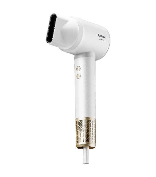 Фен BBK BHD5201 белый, 1600 Вт, ионизация
