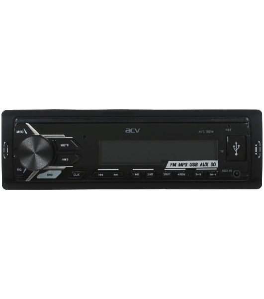 Автомагнитола ACV AVS-812W, 1 DIN, USB Type-A, AUX