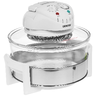 Аэрогриль Centek Ct-1456 белый, 1400 Вт, 12 л, механическое управление, 0 программ