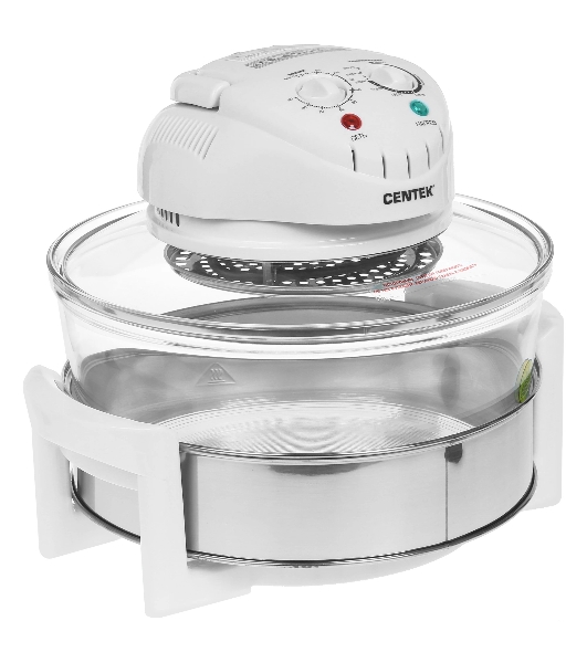 Аэрогриль Centek Ct-1456 белый, 1400 Вт, 12 л, механическое управление, 0 программ