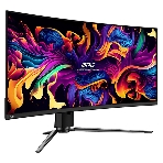 Монитор 34' MSI MPG 341CQPX QD OLED 3440x1440, 240 Гц, 0.03 мс, 21:9, 250 кд/м², 2xHDMI, 1xDP, 2xUSB-A 2.0, 1xUSB-C, 1x3.5 мм, изогнутый R1800, черный, фото4