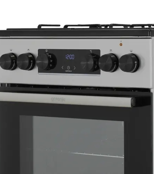 Плита комбинированная Gorenje GK5C60SJ серый, конфорок 4 газовых, духовка 62 л, 50 см x 85 см x 59.4 см