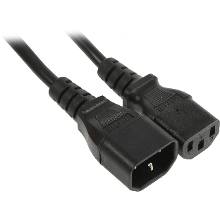 Шнур сетевой Rexant IEC 320 C13 – IEC 320 C14 3x0,75мм², 1,2м