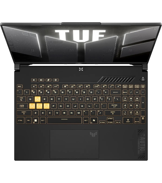 Ноутбук ASUS TUF F16 FX608JMR-RV114 16'(1920x1200 (матовый, 165Hz) IPS)/Intel Core i7 14650HX(2.2Ghz)/16Gb/1024PCISSDGb/noDVD/Ext:nVidia GeForce RTX 5060(8192Mb)/Cam/BT/WiFi/90WHr/war 1y/2.2kg/Jaeger Gray/DOS