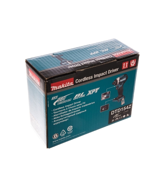 Гайковерт аккумуляторный Makita DTD154Z 18В. Li-ion. 0-3600об\м. 6-ти гр1\4''