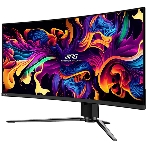 Монитор 34' MSI MPG 341CQPX QD OLED 3440x1440, 240 Гц, 0.03 мс, 21:9, 250 кд/м², 2xHDMI, 1xDP, 2xUSB-A 2.0, 1xUSB-C, 1x3.5 мм, изогнутый R1800, черный, фото5
