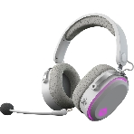 Беспроводные/проводные наушники GMNG GG-HS405W белый, полноразмерные, Bluetooth + радиоканал + проводной, до 40 ч, фото6
