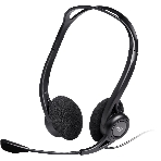 Гарнитура Logitech PC Headset 960 Stereo чёрный, проводная, USB, фото 1