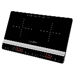 Плитка электрическая индукционного типа с двумя конфорками Endever Skyline IP-66, черный, мощность 1800 Вт+1300 Вт, диаметр посуды 12-26 см, 2 шт/уп, фото 1