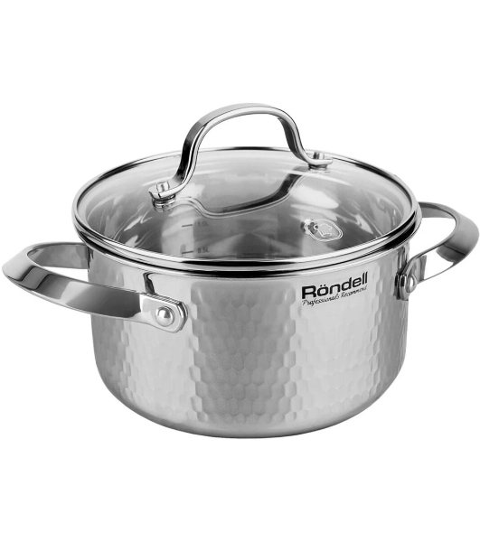 Кастрюля RainDrops Rondell RDS-1293 с/кр 18 см 2,4 л
