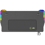 Стол игровой Cactus CS-GTZ-BK-RGb столешница ДСП, черный каркас черный, фото7