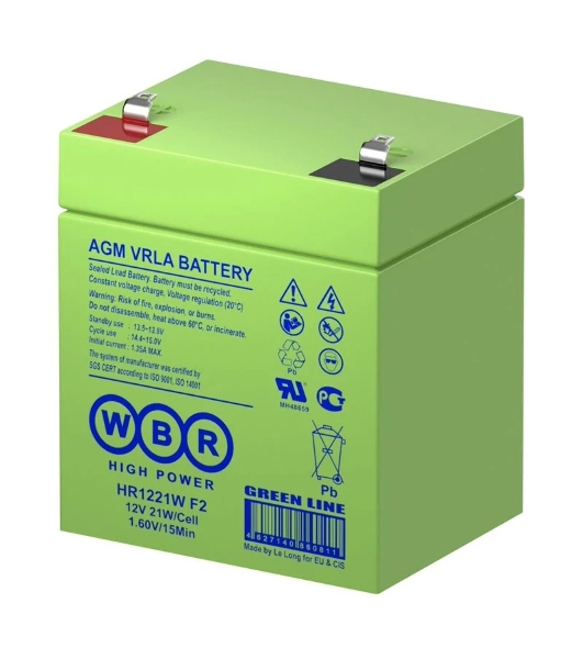 Батарея для ИБП WBR HR 1221W (12V 5Ah) F2