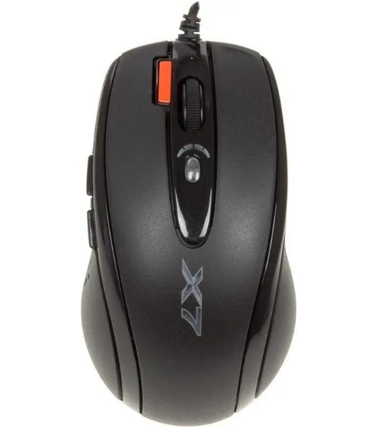 Мышь проводная A4Tech X-710BK черный, 2000 dpi, USB, кнопки - 7
