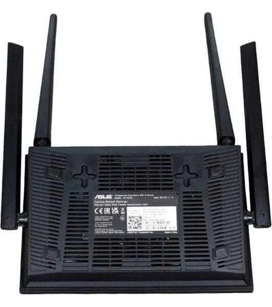 Роутер беспроводной Asus RT-AX52 AX1800 10/100/1000BASE-TX черный