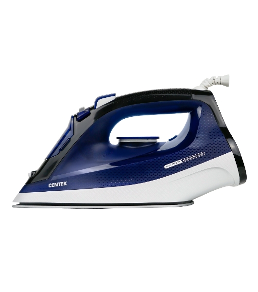 Утюг Centek CT-2308 синий, 2800 Вт, 60 г/мин, 190 г/мин, 300 мл