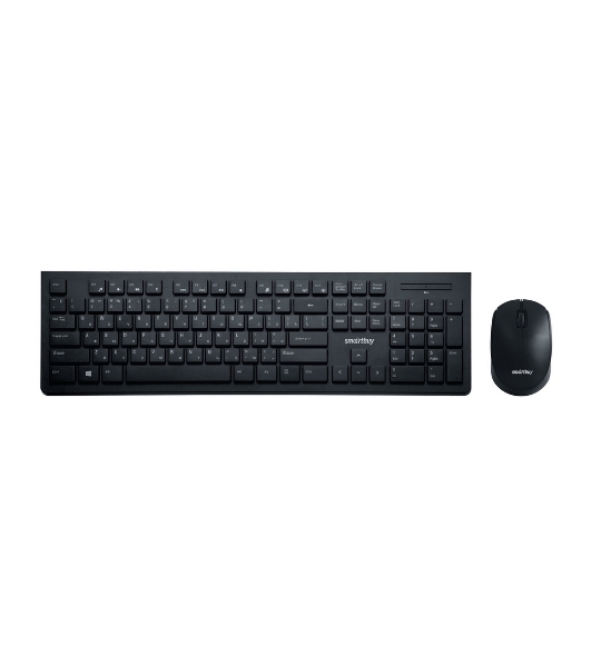 Комплект клавиатура+мышь Smartbuy 206368AG беспроводной, USB, 1600 DPI, чёрный
