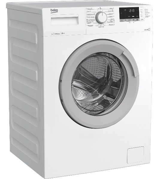 Стиральная машина Beko WSDN63512ZSW белый, загрузка фронтальная 6 кг, 1000 об/мин., класс: А