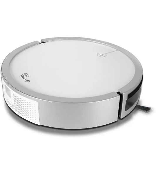 Робот-пылесос Vitek VT-1804 белый/серый, 2500 мАч Li-Ion, уборка сухая/влажная, пылесборник контейнер 0.45 л