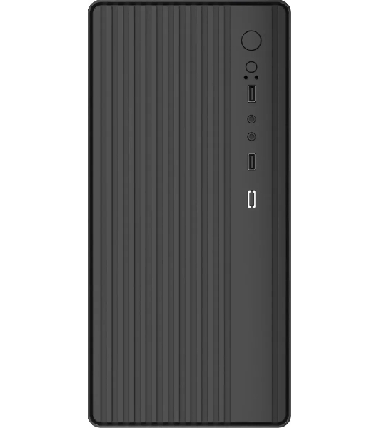 Компьютерный корпус Accord ACC-M258-01B черный без БП mATX 4x120мм 2xUSB2.0 audio