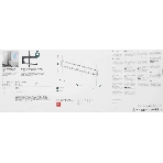 Кронштейн для телевизора Hama 00220843 черный 37'-120' макс.100кг настенный фиксированный, фото8