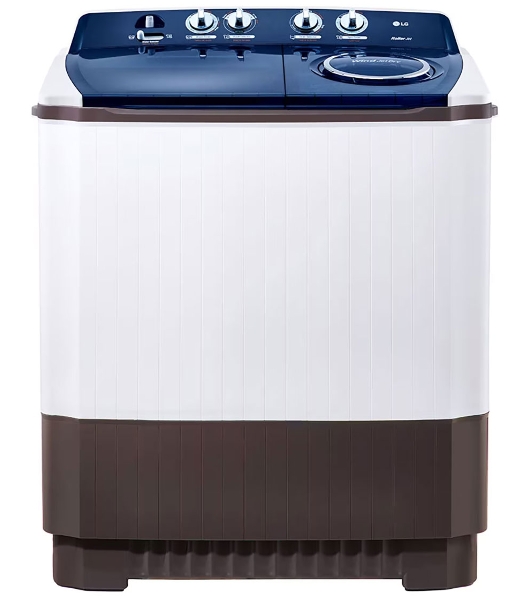 Стиральная машина LG P1461RWPL белый/синий, загрузка вертикальная 13 кг