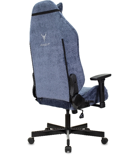 Кресло Knight N1 Fabric синий, ткань, 120 кг, механизм качания