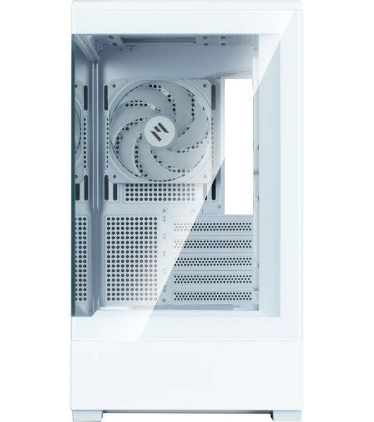 Компьютерный корпус ZALMAN P30 V2, MATX, белый, WINDOW, 2x3.5', 3x2.5', 1xUSB TYPE-C, 1xUSB 3.0, SIDE 2x120мм ARGb, REAR 1x120мм ARGb, VGA support