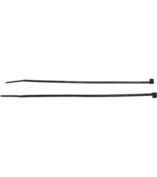 Нейлоновые стяжки Fortisflex КСС 3х150 черный 100 штук