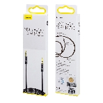 Кабель Baseus CAM30-CS1 Yiven Audio Cable M30 AUX 3.5мм (M) to AUX 3.5мм (M) 1.5m Silver+Black, фото2