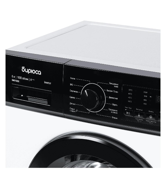Стиральная машина Бирюса WM-SM610/08 белый, загрузка фронтальная 6 кг, 1000 об/мин, класс: А+++