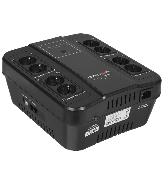 Источник бесперебойного питания Crown CMUS-295 EURO SMART/1000 ВА/600 Вт/8 х CEE 7 (евророзетка)