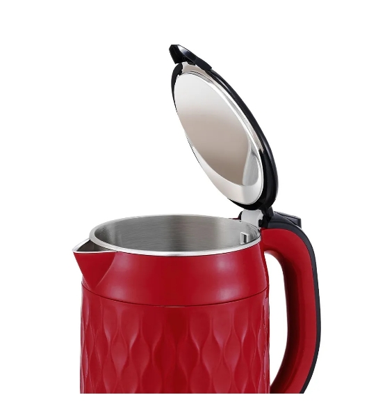 Чайник электрический BQ KT1715P Red-Black. Мощность:1800 Вт, Объем 1.7 л