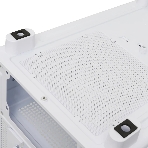 Компьютерный корпус HSPD M510, Mesh Mid Tower, белый, TG, 0.5 SPCC, 4x120мм ARGb ATX, mATX, mITX 180/280/160мм 1x2.5', 1x3.5', 7xPCI 2xUSB-A 3.0 517x277x418мм, фото2